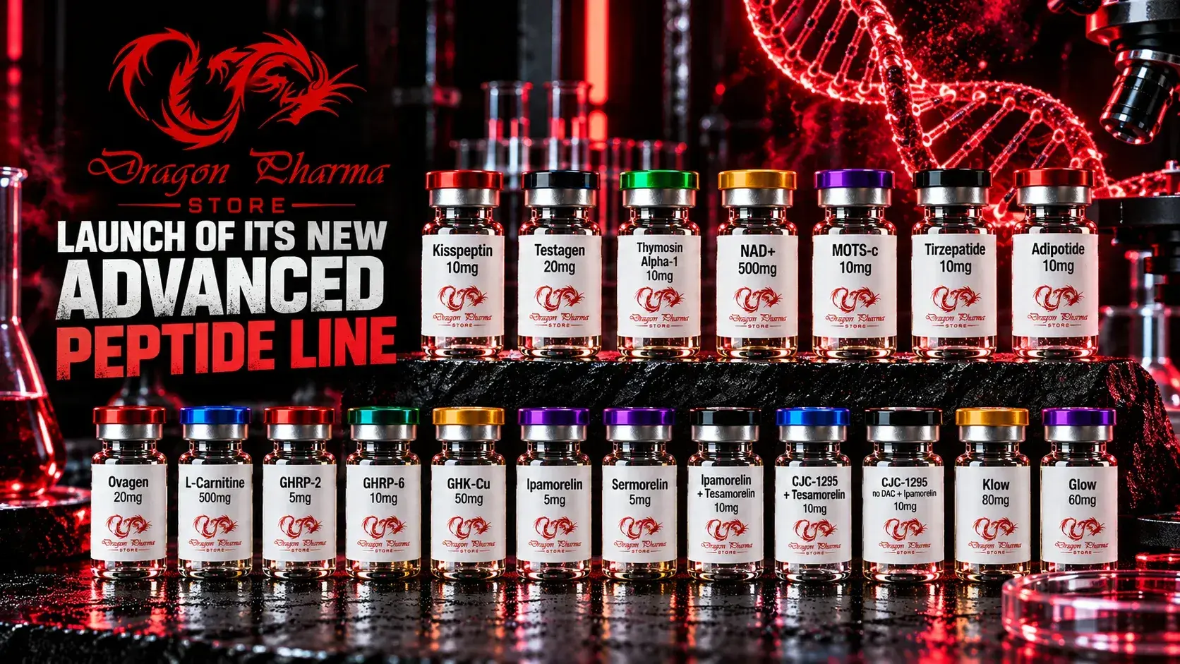 Dragon Pharma - Launch of Its New Advanced Peptide Line