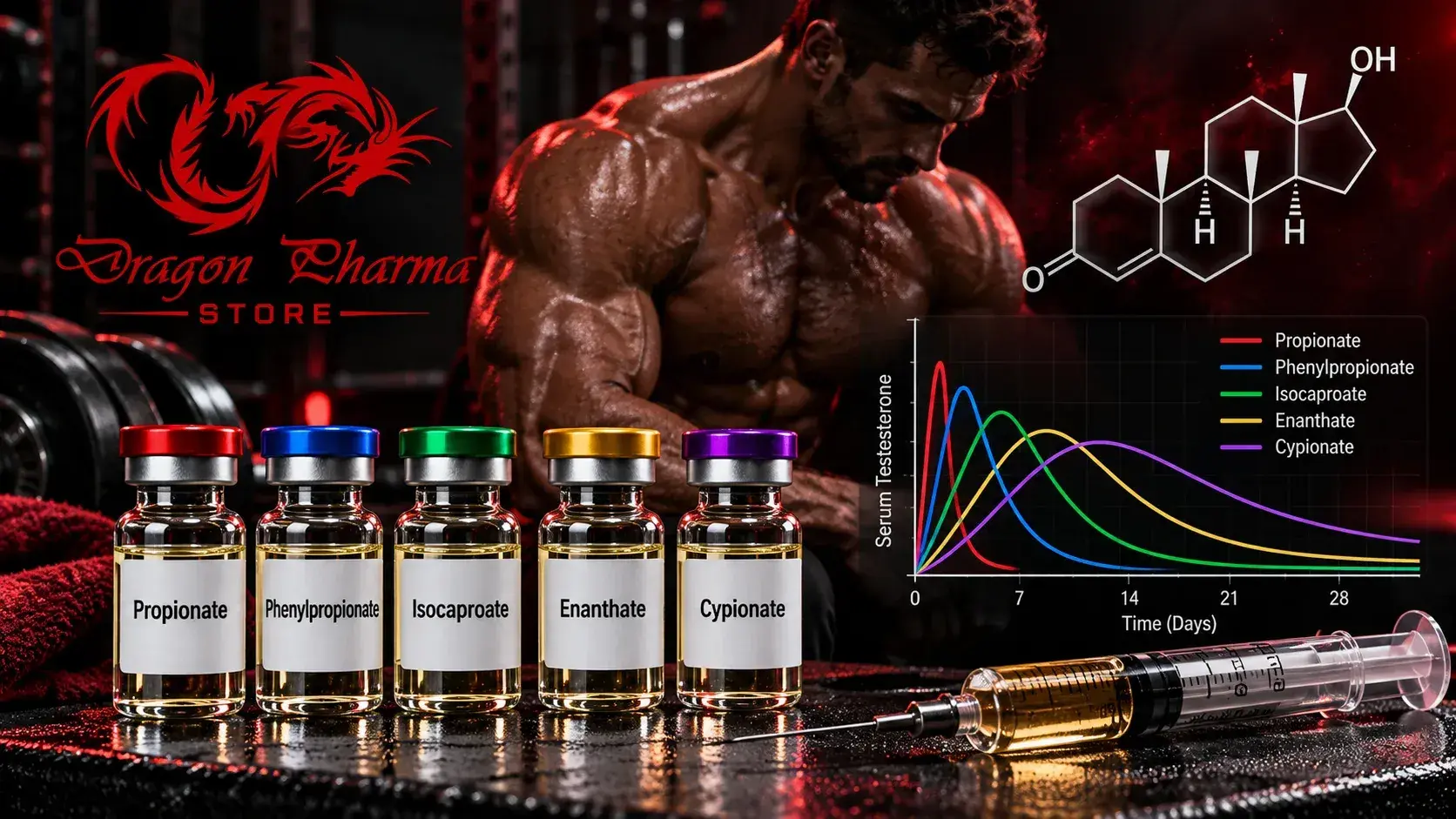 Testosterone Injection Dosage Chart by Ester - Dragon Pharma